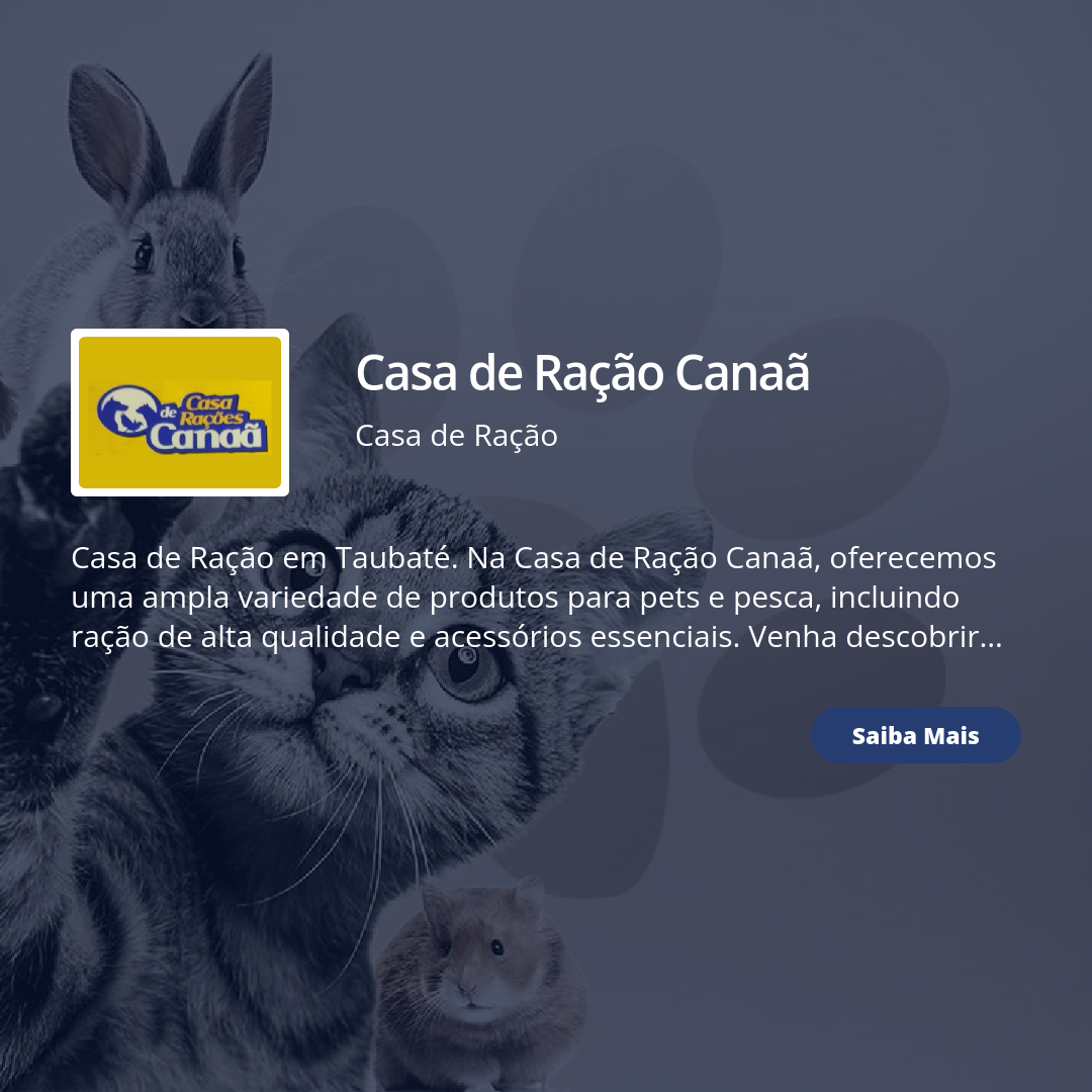 Casa de Ração Canaã em Taubaté / SP
